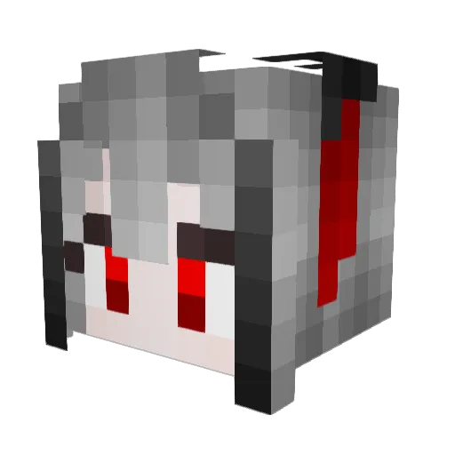willtris Minecraft avatar head, 3D render