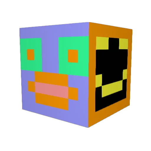 willwhishaw Minecraft avatar head, 3D render