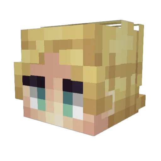 willy991231 Minecraft avatar head, 3D render