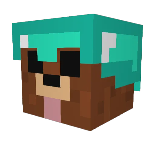 willymellor Minecraft avatar head, 3D render