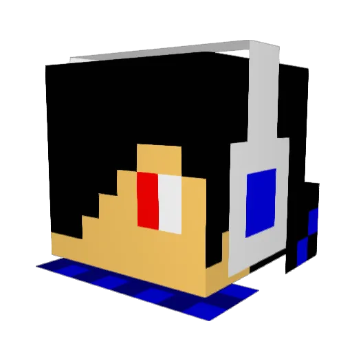 willyolo413 Minecraft avatar head, 3D render