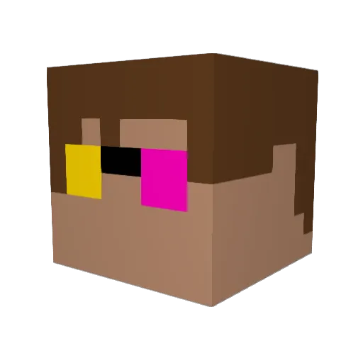 willysman30 Minecraft avatar head, 3D render