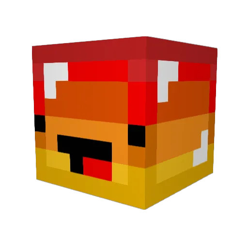willytoyex Minecraft avatar head, 3D render