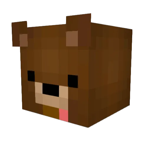willzman Minecraft avatar head, 3D render