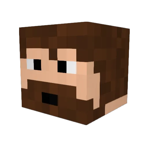willzone1 Minecraft avatar head, 3D render