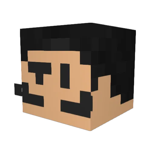 willzzzzzzz Minecraft avatar head, 3D render