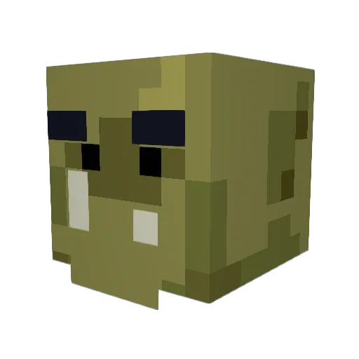 wilmersway Minecraft avatar head, 3D render