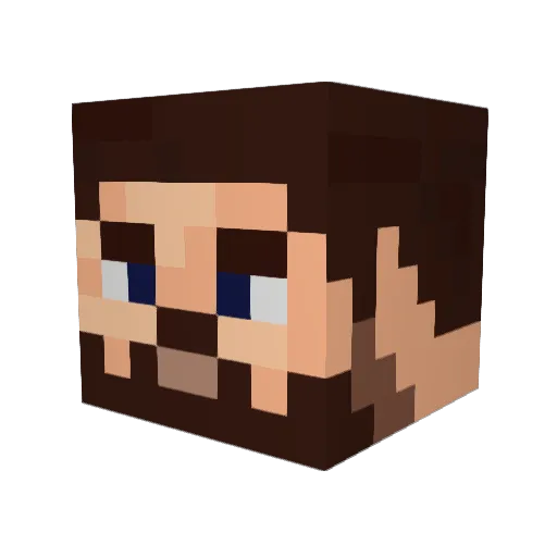 wilsaf Minecraft avatar head, 3D render