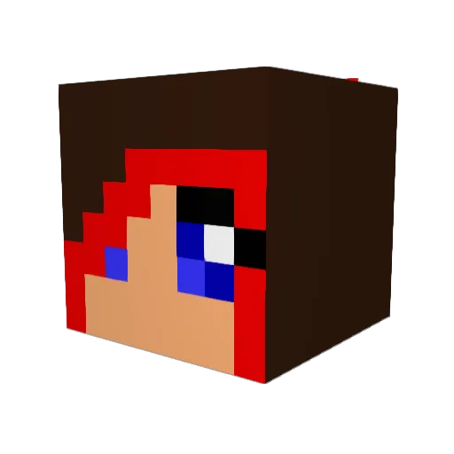 wilson697 Minecraft avatar head, 3D render