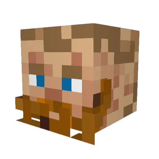 wilsonsidney Minecraft avatar head, 3D render