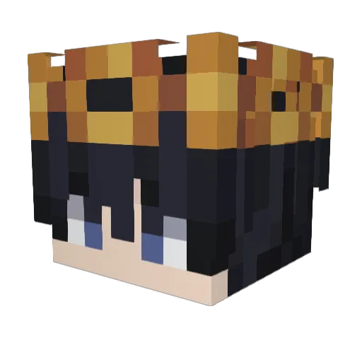 wiltarl Minecraft avatar head, 3D render