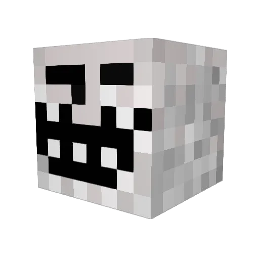 wilzon95 Minecraft avatar head, 3D render