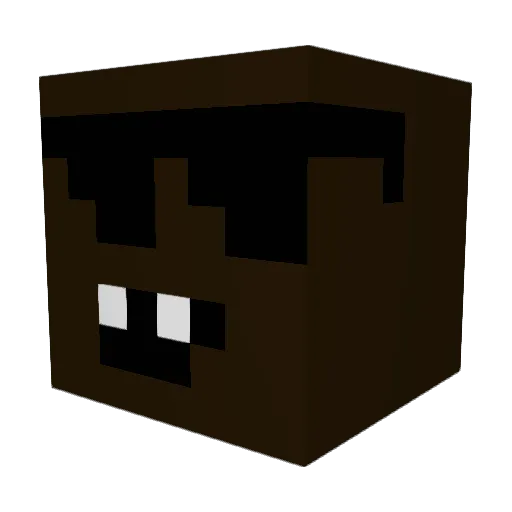 wimXD Minecraft avatar head, 3D render