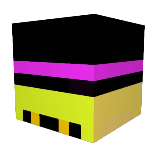 wimballin Minecraft avatar head, 3D render