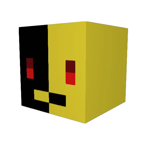 wimburin Minecraft avatar head, 3D render