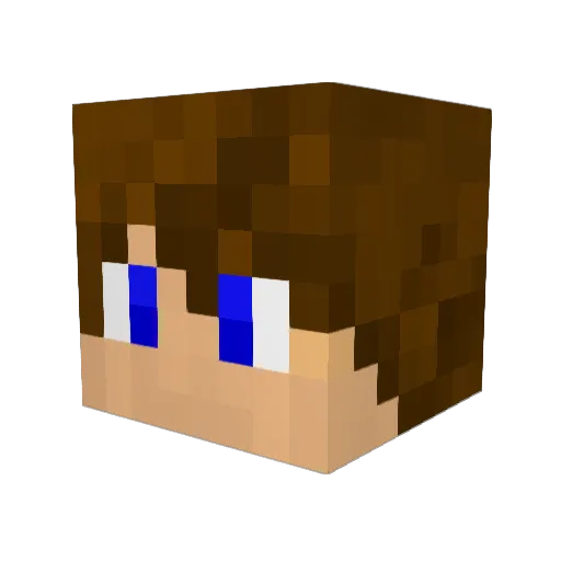 wincewand Minecraft avatar head, 3D render