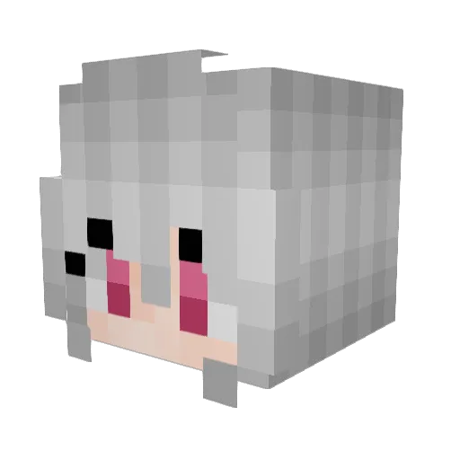 wind_2002 Minecraft avatar head, 3D render