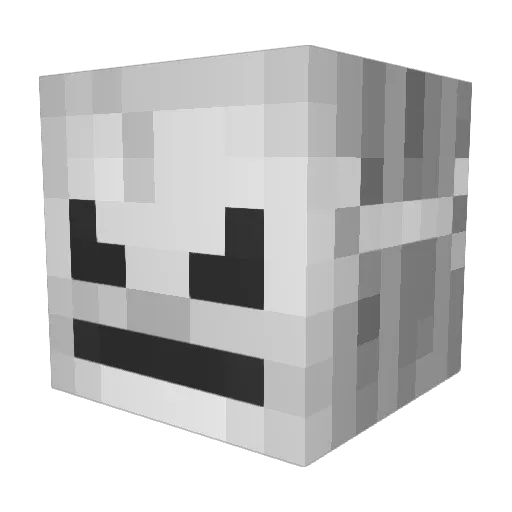 windark_54 Minecraft avatar head, 3D render
