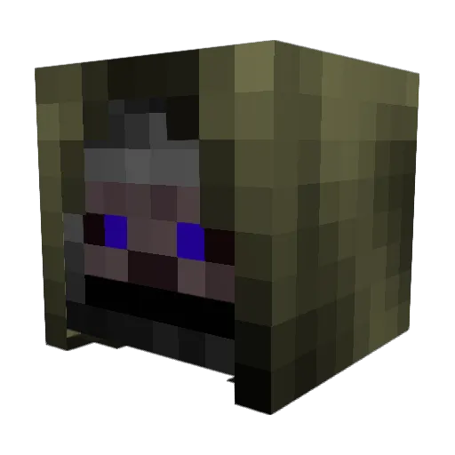 winddelay Minecraft avatar head, 3D render