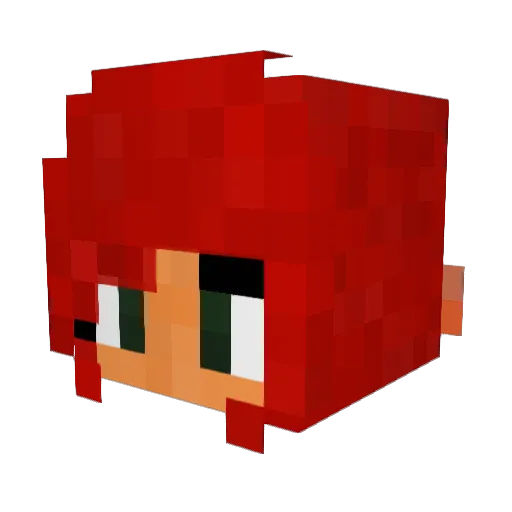 windedbeet Minecraft avatar head, 3D render