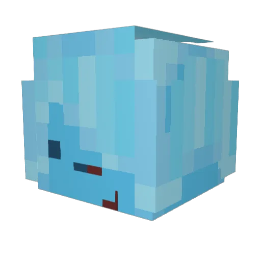 windstem Minecraft avatar head, 3D render