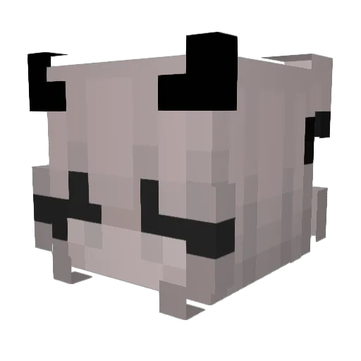 windu3 Minecraft avatar head, 3D render