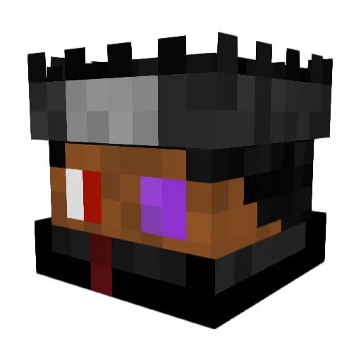 windybum Minecraft avatar head, 3D render