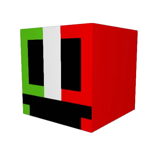 wingGod14_ROSU Minecraft avatar head, 3D render