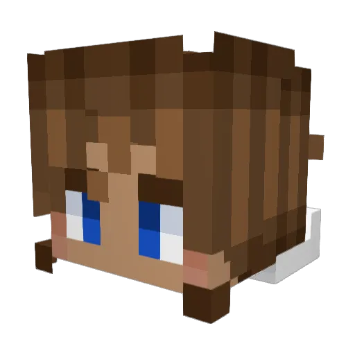 wing_master37 Minecraft avatar head, 3D render