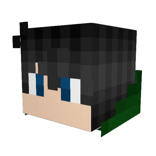 wingedroom259 Minecraft avatar head, 3D render