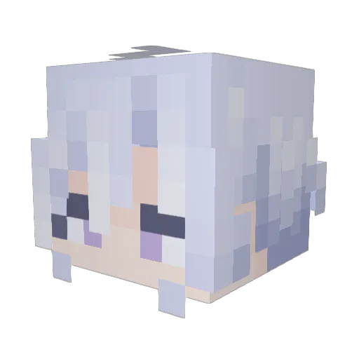 wingstopp Minecraft avatar head, 3D render