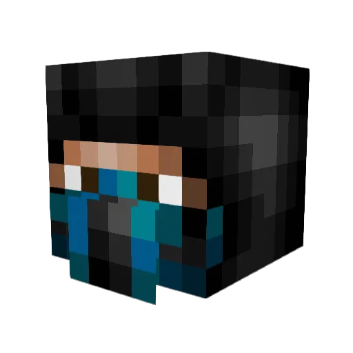 winky125 Minecraft avatar head, 3D render