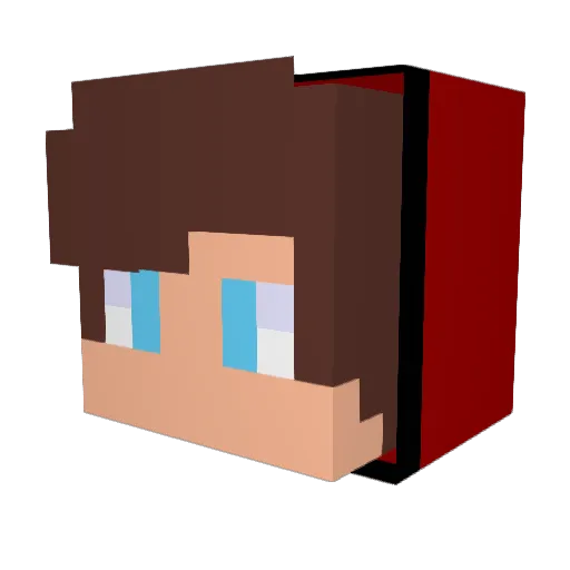 winky23 Minecraft avatar head, 3D render