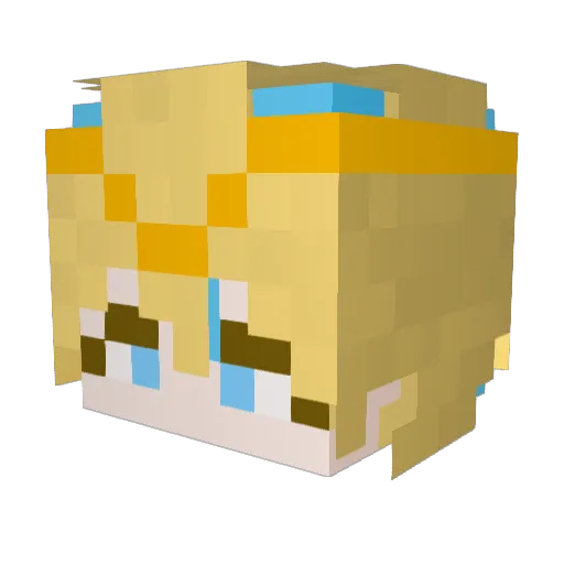 winner269 Minecraft avatar head, 3D render