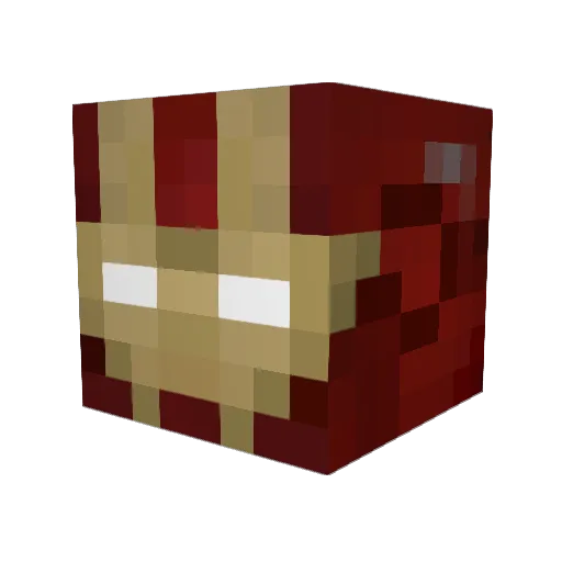winnerlion Minecraft avatar head, 3D render
