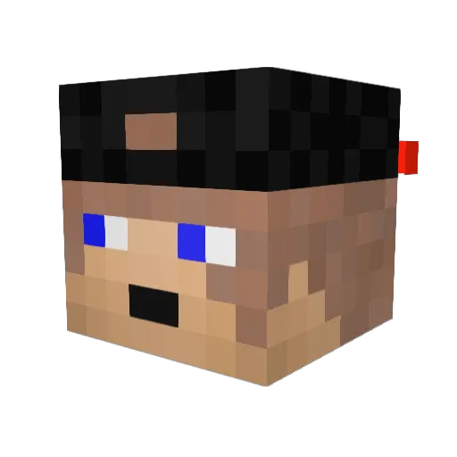 winnervre123 Minecraft avatar head, 3D render