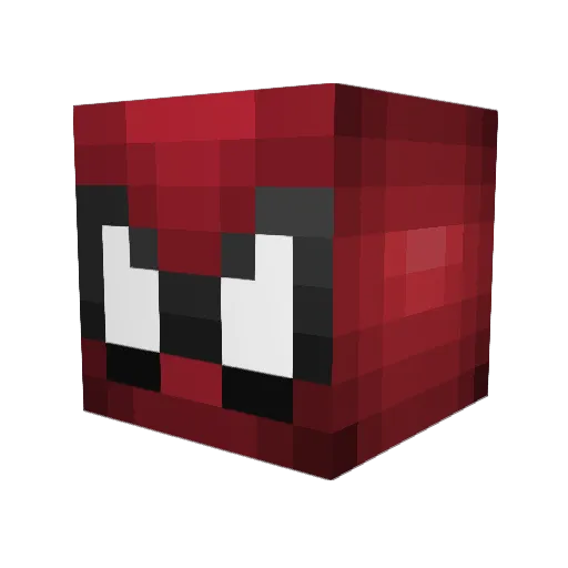winnifredly Minecraft avatar head, 3D render