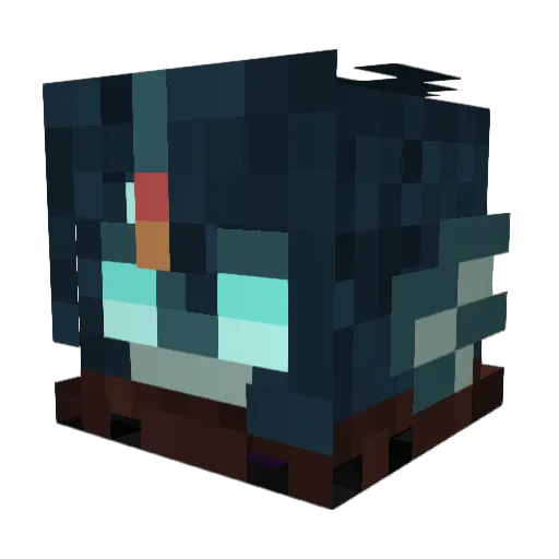 winoral Minecraft avatar head, 3D render