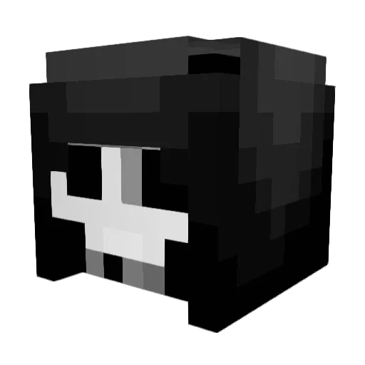 winsyndrome Minecraft avatar head, 3D render