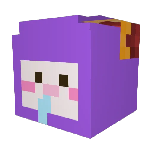 winter0525 Minecraft avatar head, 3D render