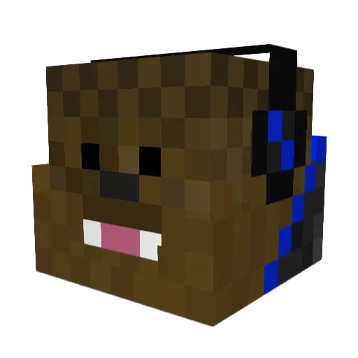 winter325 Minecraft avatar head, 3D render