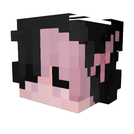 winter379 Minecraft avatar head, 3D render