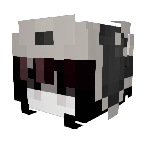 winter79 Minecraft avatar head, 3D render
