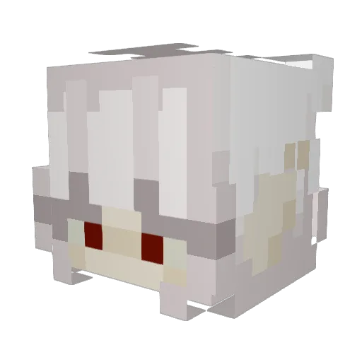 winter_413 Minecraft avatar head, 3D render