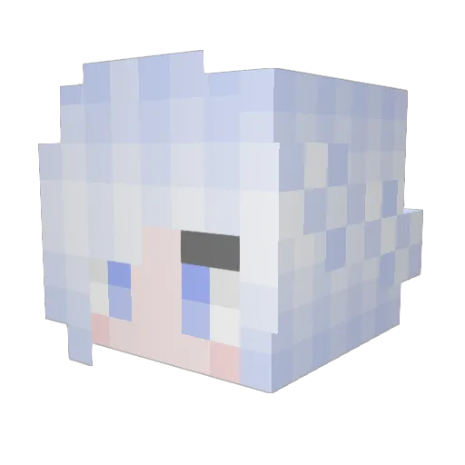 winterfrost73 Minecraft avatar head, 3D render