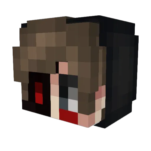 winternight8877 Minecraft avatar head, 3D render
