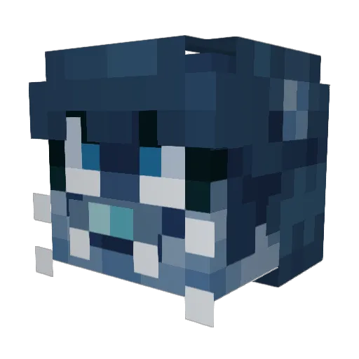 winterp1nes Minecraft avatar head, 3D render