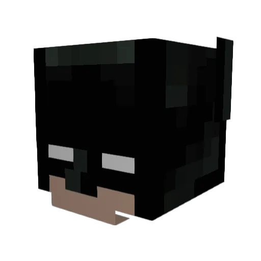 winterwidowhawk Minecraft avatar head, 3D render