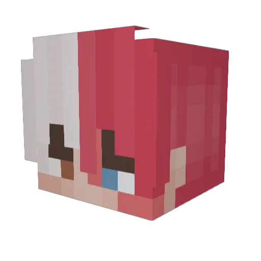 wintran32 Minecraft avatar head, 3D render