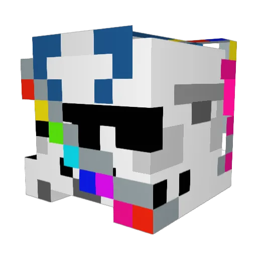 wintzerz Minecraft avatar head, 3D render